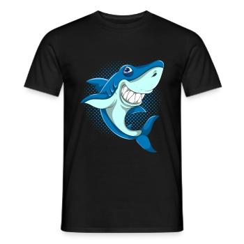 Hai Seeungeheuer Tiere - Männer T-Shirt - Schwarz - Vorne - AI Model Male 178 light (178cm)