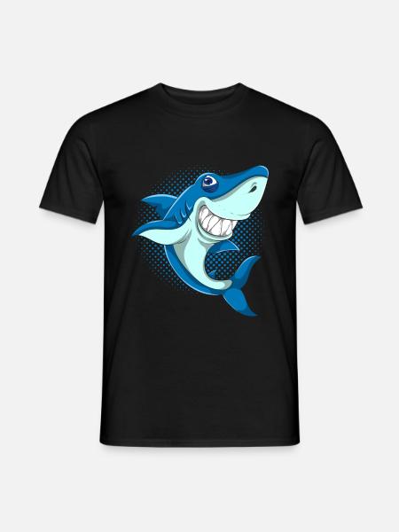 Shark sea monster animals - Men's T-Shirt - black
