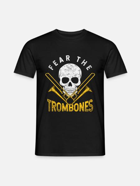 Trombone orchestra - Men's T-Shirt - black