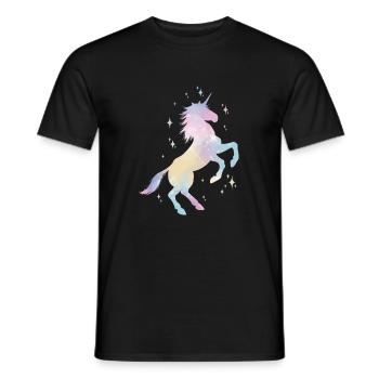 Licorne - T-shirt homme - noir - Devant - AI Model Male 178 light (178cm)