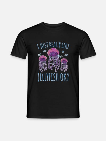 Méduse méduse - T-shirt homme - noir