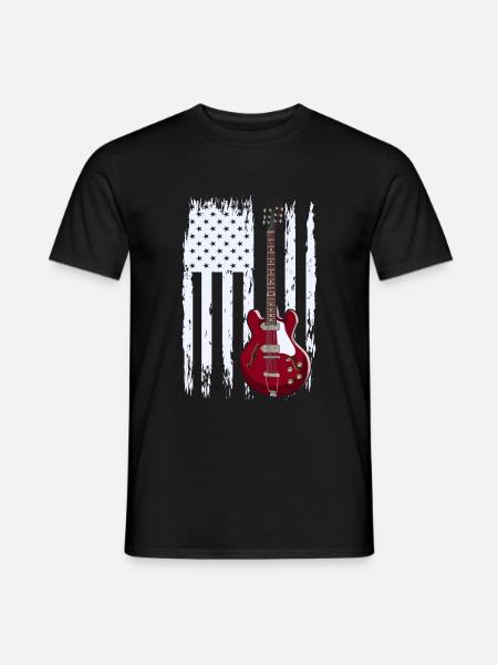 Guitar USA - Men's T-Shirt - black