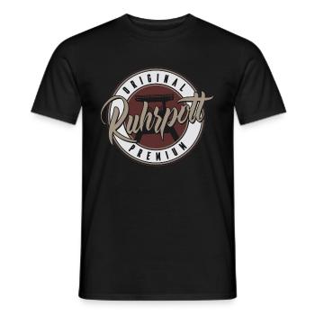 Ruhrgebiet Geschenk Ruhrpott Sprüche Bergbau Shirt - Männer T-Shirt - Schwarz - Vorne - AI Model Male 178 light (178cm)