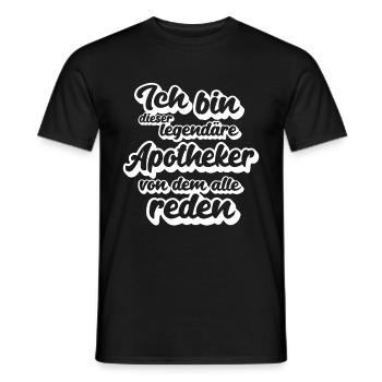 Apotheker Legende Apotheke Apothekerin - Männer T-Shirt - Schwarz - Vorne - AI Model Male 178 light (178cm)