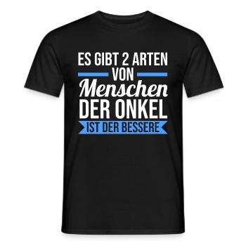 Patenonkel Pate Onkel - Männer T-Shirt - Schwarz - Vorne - AI Model Male 178 light (178cm)