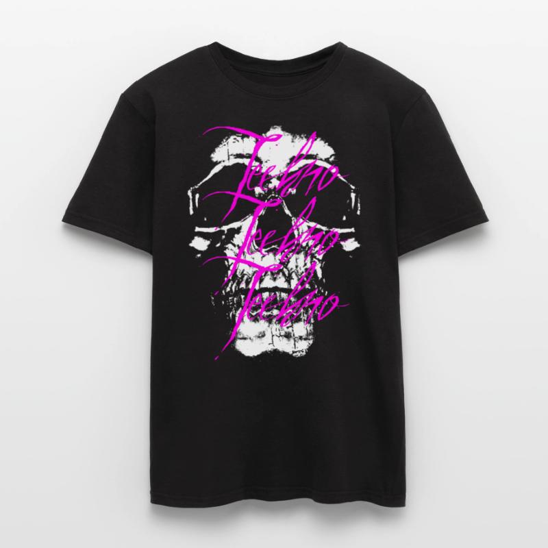 Crâne techno techno techno T-shirt homme