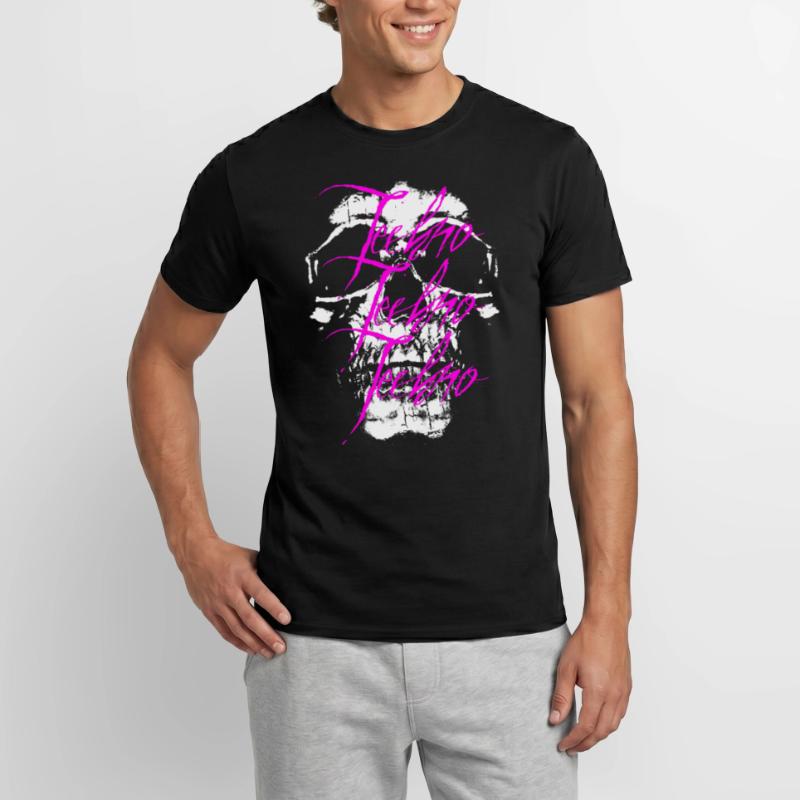 Techno Techno Techno Skull Men’s T-shirt