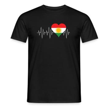 Cadeau kurde drapeau kurde - T-shirt homme - noir - Devant - AI Model Male 178 light (178cm)