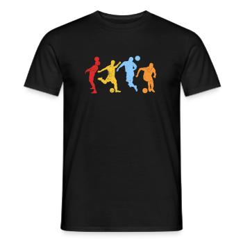 Fußball Geschenkidee für Fußballer - Männer T-Shirt - Schwarz - Vorne - AI Model Male 178 light (178cm)