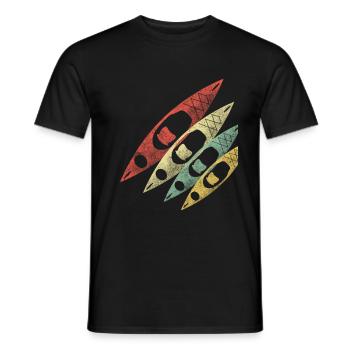 Kayak - T-shirt homme - noir - Devant - AI Model Male 178 light (178cm)