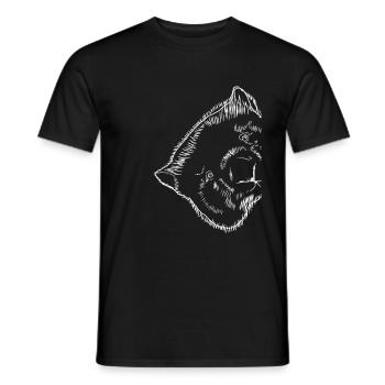 Wombat - Männer T-Shirt - Schwarz - Vorne - AI Model Male 178 light (178cm)