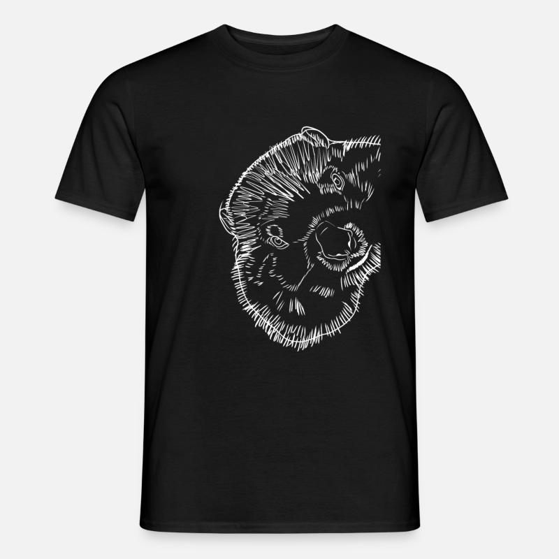 Murmeltier - Männer T-Shirt - Schwarz