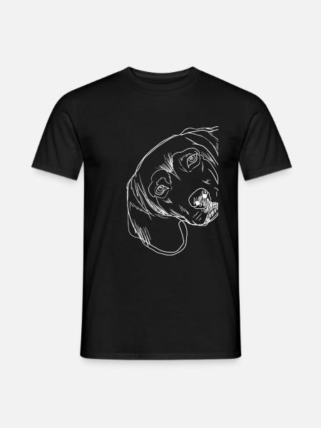 Strokes Tiroler Bracke Dog - Men's T-Shirt - black