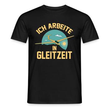 Segelflieger Fliegen Segelfliegen - Männer T-Shirt - Schwarz - Vorne - AI Model Male 178 light (178cm)
