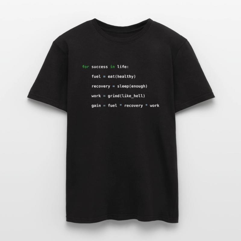 Python code, Erfolg, grinding, Programmierung Männer T-Shirt