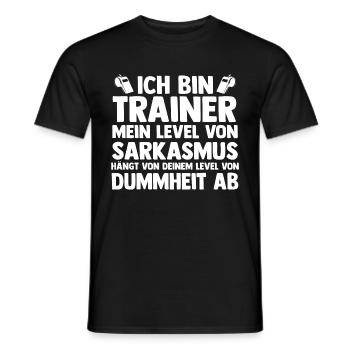 Sportmannschaft Trainer - Männer T-Shirt - Schwarz - Vorne - AI Model Male 178 light (178cm)