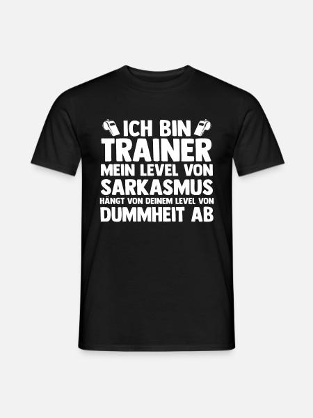Sportmannschaft Trainer - Männer T-Shirt - Schwarz