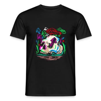 Magic Mushroom Shirt Magic Mushroom Shirt - Men's T-Shirt - black - Front - AI Model Male 178 light (178cm)