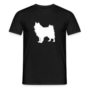 Wolfsspitz - Keeshond Dog - Men's T-Shirt - black - Front - AI Model Male 178 light (178cm)