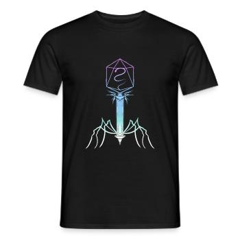 Microbiology Virus Biology Virology Viral - Men's T-Shirt - black - Front - AI Model Male 178 light (178cm)