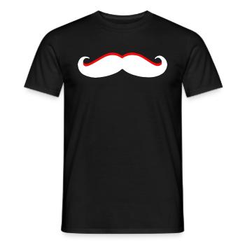 Whiskers gift idea. - Men's T-Shirt - black - Front - AI Model Male 178 light (178cm)