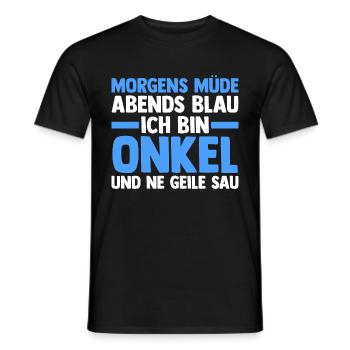 Patenonkel Pate Onkel - Männer T-Shirt - Schwarz - Vorne - AI Model Male 178 light (178cm)