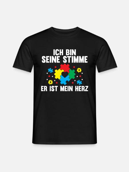 Autismus Autist Autisten - Männer T-Shirt - Schwarz