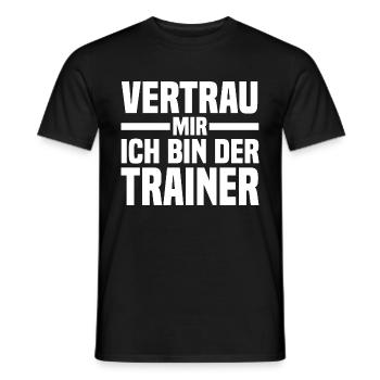 Sportmannschaft Trainer - Männer T-Shirt - Schwarz - Vorne - AI Model Male 178 light (178cm)