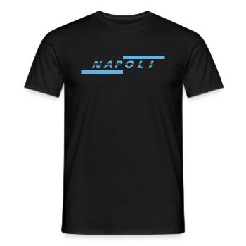 Napoli - Männer T-Shirt - Schwarz - Vorne - AI Model Male 178 light (178cm)