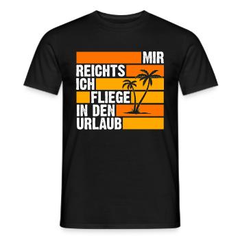 Sommerurlaub Urlauber Urlaub - Männer T-Shirt - Schwarz - Vorne - AI Model Male 178 light (178cm)