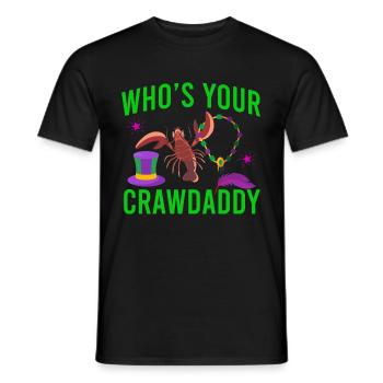 Mardi Gras - Men's T-Shirt - black - Front - AI Model Male 178 light (178cm)