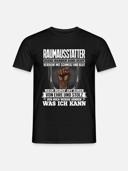 RAUMAUSSTATTER - Ehre und Stolz - Männer T-Shirt - Schwarz