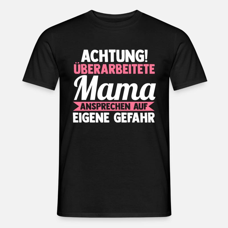 Mutter Mama - Männer T-Shirt - Schwarz