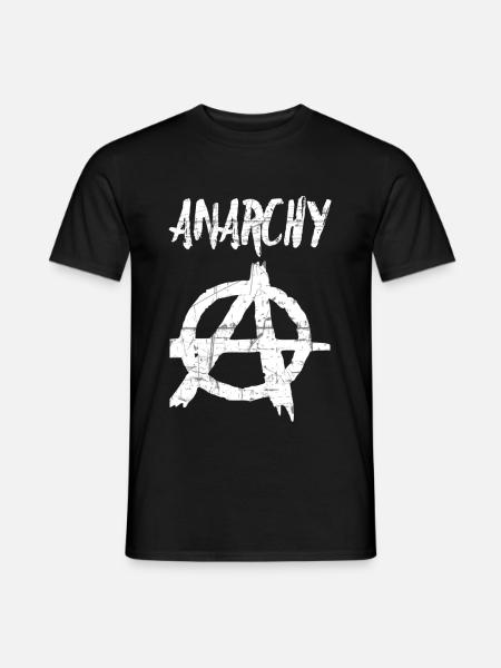 anarchy - Men's T-Shirt - black