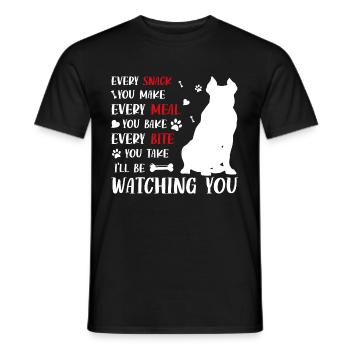 Every snack you make every meal - Männer T-Shirt - Schwarz - Vorne - AI Model Male 178 light (178cm)