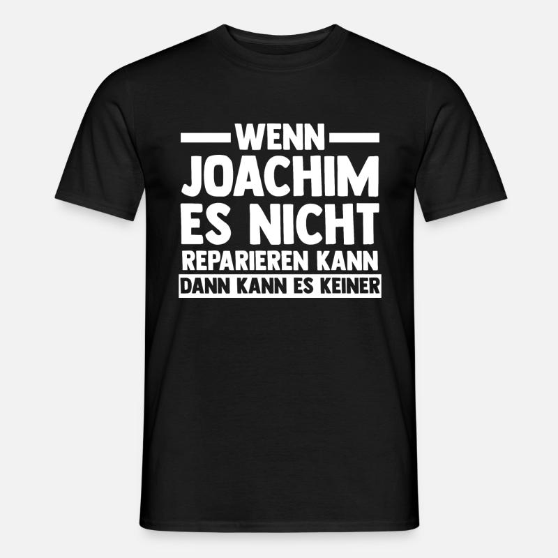 Joachim - Männer T-Shirt - Schwarz