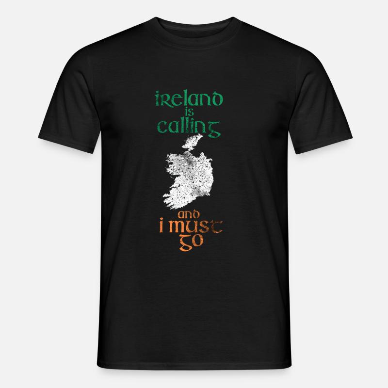 Irland - Männer T-Shirt - Schwarz