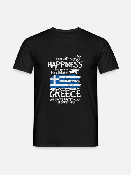 Greece - Men's T-Shirt - black