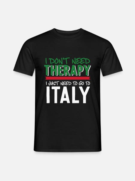 Italy - Men's T-Shirt - black
