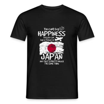 Japan - Männer T-Shirt - Schwarz - Vorne - AI Model Male 178 light (178cm)