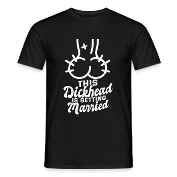 Bachelor - Mænd T-shirt - sort - Foran - AI Model Male 178 light (178cm)