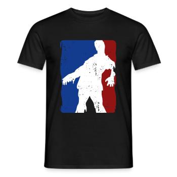 Zombie - Männer T-Shirt - Schwarz - Vorne - AI Model Male 178 light (178cm)