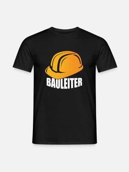 Bauarbeiter - Männer T-Shirt - Schwarz