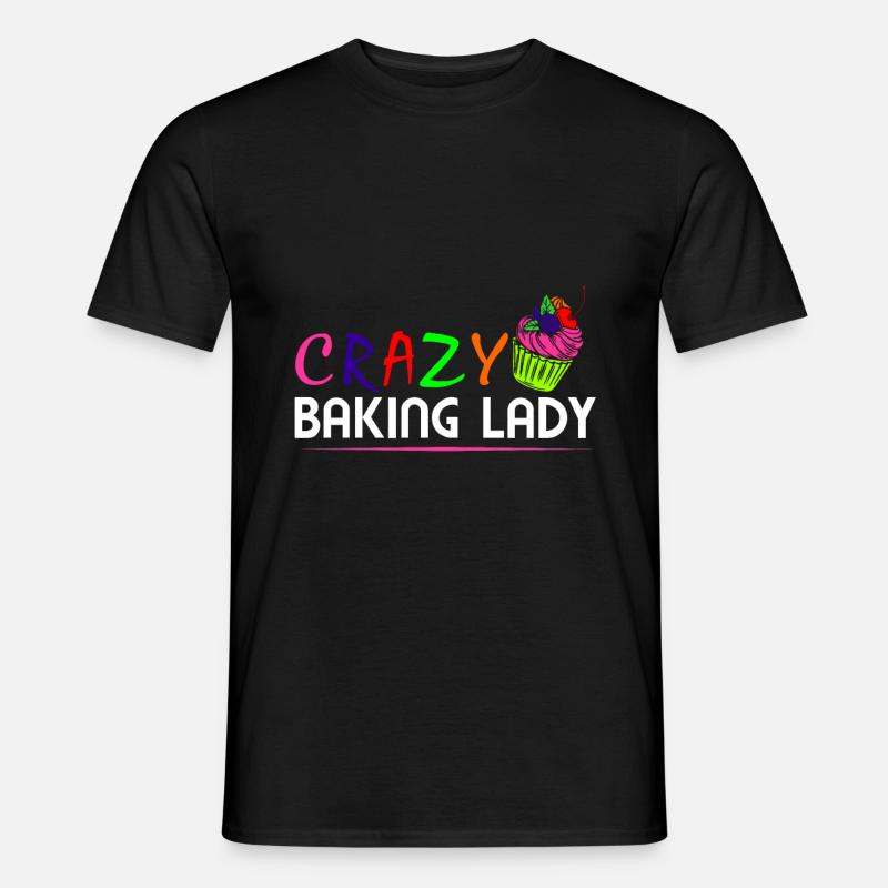 Backen - Männer T-Shirt - Schwarz