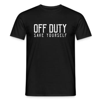 police - T-shirt homme - noir - Devant - AI Model Male 178 light (178cm)