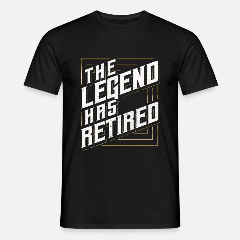 Rente - Männer T-Shirt - Schwarz