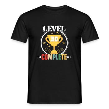 30ème anniversaire - T-shirt homme - noir - Devant - AI Model Male 178 light (178cm)