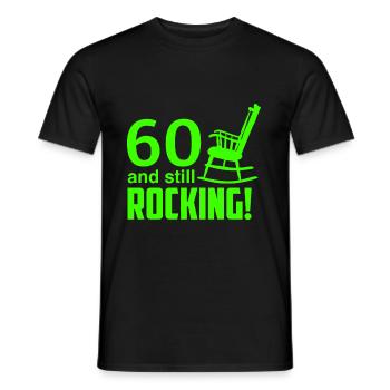 60ème anniversaire - T-shirt homme - noir - Devant - AI Model Male 178 light (178cm)