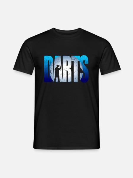 jeu de fléchettes - T-shirt homme - noir