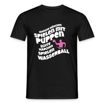 Water polo - Men's T-Shirt - black - Front - AI Model Male 178 light (178cm)